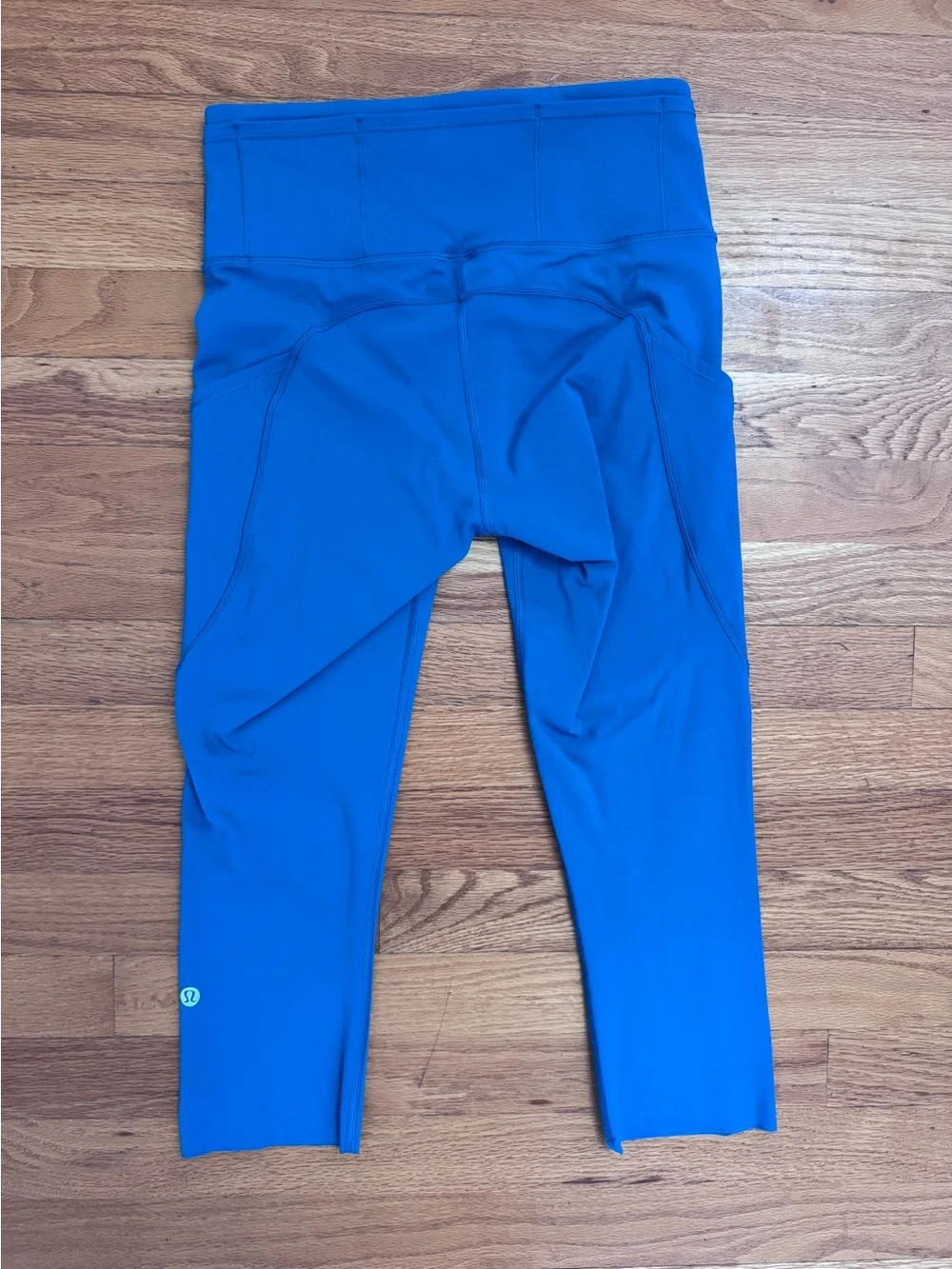 Lululemon Fast & Free Crop Nulux 19” Legging Women’s 6 Capri Blue
